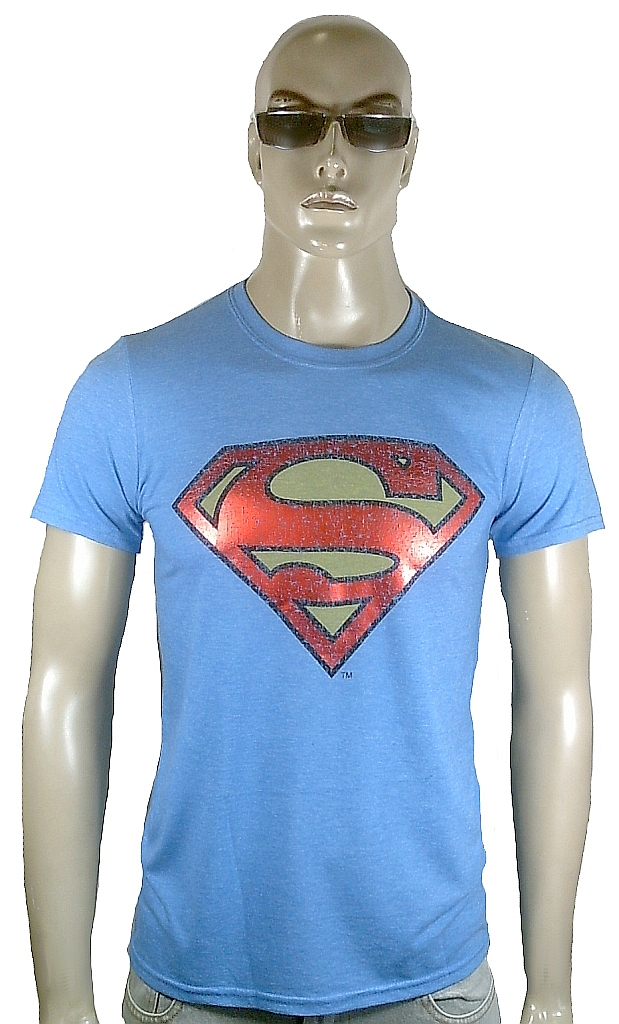 Official SUPERMAN TM Merchandise Screen Print DC COMICS T-Shirt S M L ...